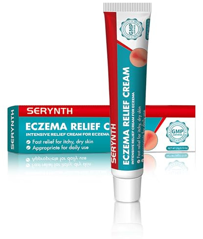 Crema antiprurito para el eccema20g, Alivia rápidamente el picor y el enrojecimiento, fórmula calmante e hidratante, Adecuado para pieles sensibles
