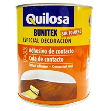 Quilosa Bunitex P-55 - Adhesivo de contacto sin tolueno (1 litro)