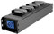 Adam Hall Cables PRO PORT 4 Stromverteiler 4 x IP54 Schuko out & 1 x PowerOut grey & 1 x PowerIn blue