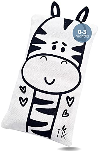 Bouillotte Bebe Anti Colique Micro-onde, Coussin Chauffant Micro Onde, Ceinture Bebe Colique, 19x11 cm pour les Nouveau-nés, Bouillotte Enfant Micro Onde, Thermikoa