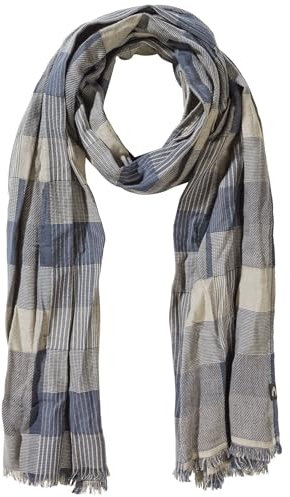camel active Herren Schal aus reiner Baumwolle Nachtblau, menswear-OS