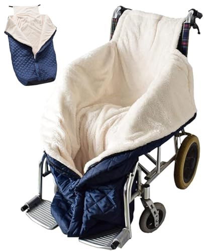 Manta para sillas de ruedas para adultos impermeables silla de ruedas de invierno acogedor con accesorios para sillas de ruedas de silla de ruedas forradas y con cremallera con cremallera