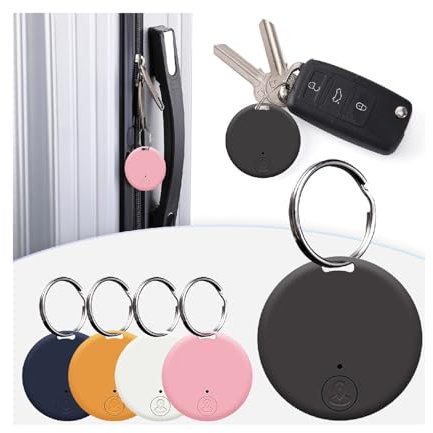Mini GPS Tracker, Localisateur d'objets clés, Application sans Frais mensuels pour iOS/Android 2024 Latest, Portable Anti-Lost Bluetooth Tag Item Tracker for Luggages/Pets/Phone/Wallet/Bag