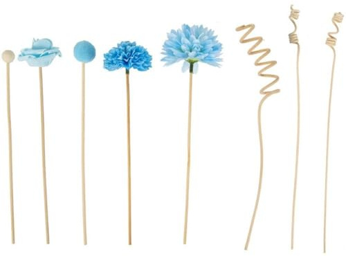 Ymxygz Diffuser Sticks Set, 8pcs Rattan Fragrance Diffuser and Flower Replacement Refill Rattan Sticks for Home Office Decor