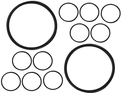 TOYZFRIENDY 12 Elastici Antiurto per Microfono a Condensatore Anelli in Gomma Ammortizzanti per Supporto Microfono da Scrivania Fasce Elastiche Antivibrazione per Registrazioni e Sessioni