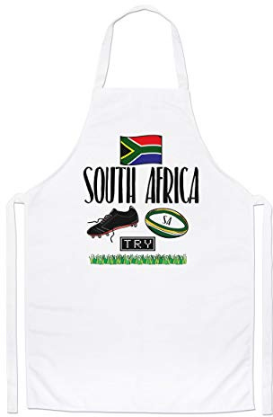 Rugby Sydafrika kockförkläde