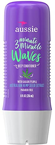 Aussie Miracle Waves 3 Minute Deep Conditioner 8oz (236ml) As It Is Labeled 1 Ounce (Pack Of 1)