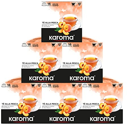 Karoma Capsule compatibili con Nescafè Dolce Gusto Tè alla Pesca (1 Unità Confezione da 96)