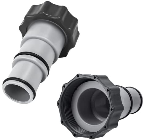 Gloryit Collari Filettati Adattatori per Tubo, 2 Intexc Adattatore, Adattatori di ricambio per tubo flessibile della pompa filettati, Adattatori per Tubo Adattatori Per tubi da 1,5 e 1,25