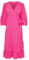 ONLY Onlolivia Wvn Noos Vestido Midi Cruzado 3/4, Fucsia y Morado, S para Mujer