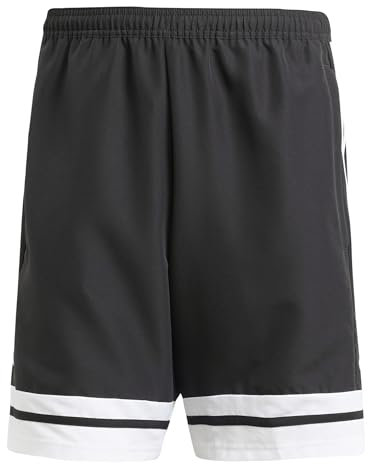 adidas Herren SQUADRA25 Downtime Woven Short, Black/White, L