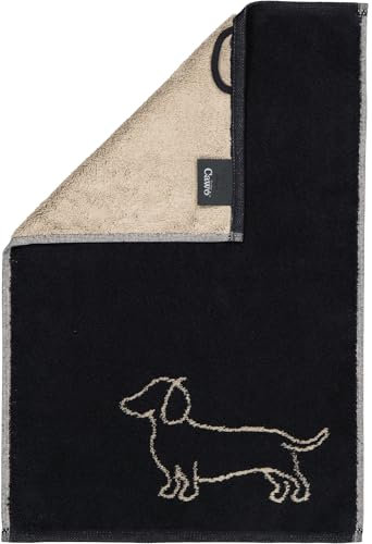 Cawö Handtücher WE Love Dogs Companion 6248 Schwarz-Beige - 93