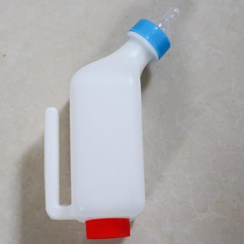 Seau À Lait En Bouteille D'agneau | Mangeoire À Lait Suspendue | Biberon Pour Bébé Chèvre | Bouteille De Boisson Avec Échelle Claire | Biberon Agneau Avec Téton | Pour Petits Animaux