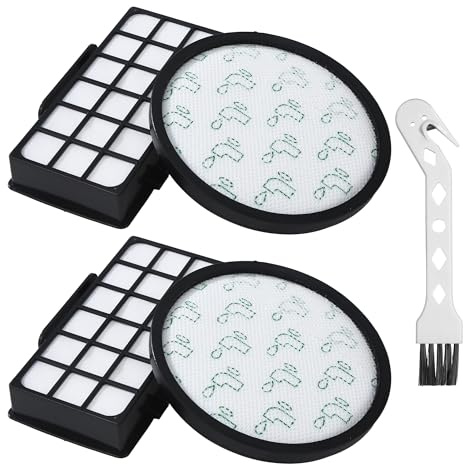 2 Filtres HEPA pour Rowenta X-Trem Power Cyclonic/Silence Force Cyclonic RO69xx RO6941EA RO6963EA RO6921EA RO6971EA RO6993EA ZR006001, RO72xx RO7230EA RO7260EA, Filtre à haute efficacité