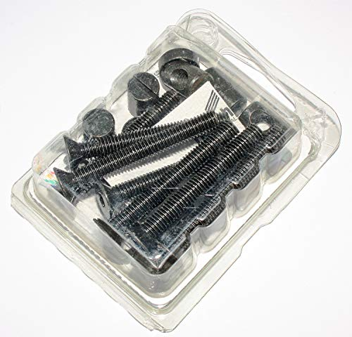 Hettich Verbindungsbeschlag mit Kloben VB 9 zum Einbohren, M6 x 50 mm, Stahl geschwärzt, 8 Stück, 642