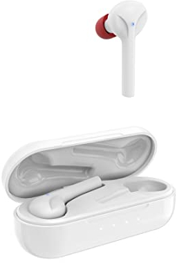 Hama Spirit Go - Cuffie Bluetooth (True Wireless In-Ear bianco, cuffie intrauricolari senza fili con scatola di ricarica USB C) bianco