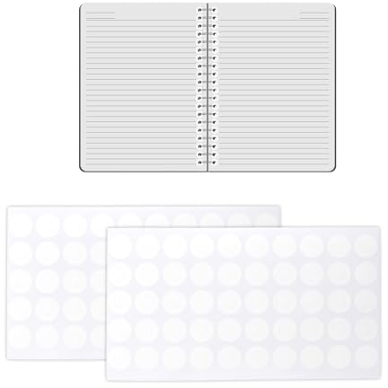 2000 Transparent Lochverstärker Selbstklebend Verstärkungsringe, Lochverstärkungsringe Ringlochverstärker, Ringloch-Dekorationsaufkleber, Selbstklebender Ringlochverstärker (Außen 13 mm, Innen 6,5 mm)