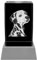 Kaltner Präsente Stimmungslicht - Ein ganz besonderes Geschenk: LED Kerze/Kristall Glasblock / 3D-Laser-Gravur / 3D Hunde Nachtlicht/Dalmatiner/Hunde Skulptur/Hunde Figur