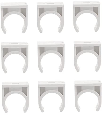 LIFKICH Mорsetto in Pvc Gancio Supporto Per Tubo Da Elettricista Supporto Parete Per Forma u Morsetto Durevole