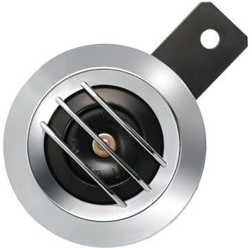 Avvisatore Acustico Per 12V 1.5A Moto Accessori Corno Rotondo 105dB Alto Volume Altoparlante