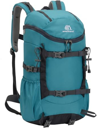 Jemsia 30L Hiking Backpack for Men Women, Waterproof Daypack Rucksack for Travel Cycling Climbing Sport Walking Mountaineer, Lightweight Outdoor Skateboard Backpack