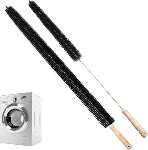 Confezione da 2 spazzole per radiatore, spazzole lunghe 75 cm e spazzola corta da 70 cm, spazzola flessibile per la pulizia del radiatore, spazzola per la pulizia dei tubi, spazzola sottile e piccola