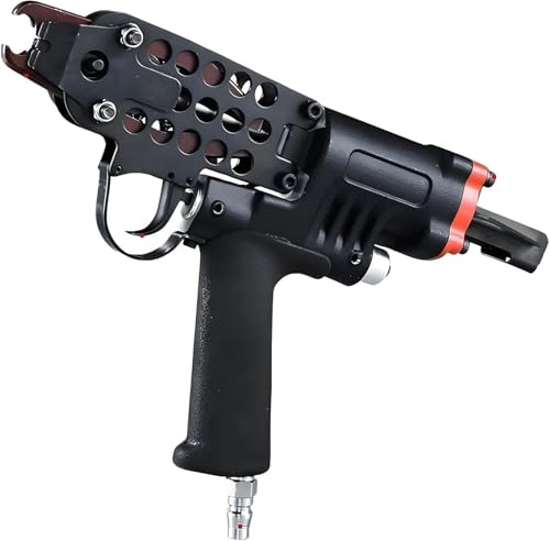 Pneumatisk inramningsspik, luftspikverktyg för hemgör-det-själv, mångsidig nagelpistol, lämplig för naglar av C-typ, perfekt för bygg- och reparationsprojekt