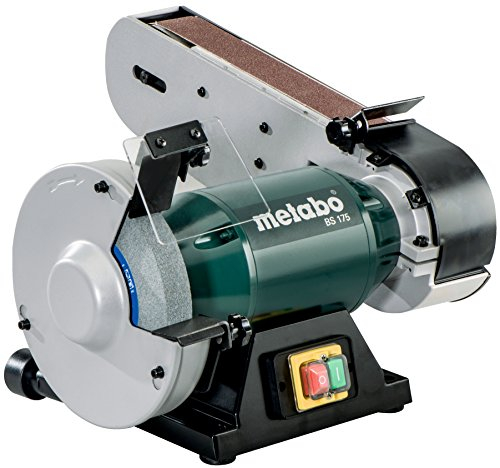 Metabo BS 175, monofásica - Esmeriladora doble de lija y abrasivo, disco 175 mm