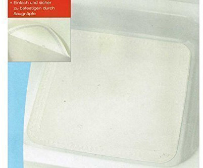 Miomare® Duschwanneinlage - Rutschemmend, hausympathisch und antibatkeriell (64128 Weiss)