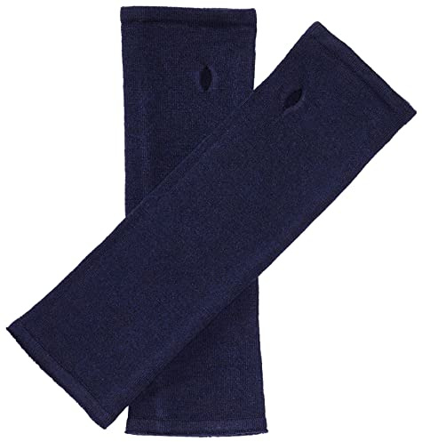 Enter the Complex® Armstulpen, Pulswärmer mit Daumenloch, Merino Wolle, Damen und Herren, Dunkel Blau/Navy