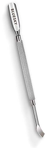 BLUESKY Cuticle Pusher, Nagelhautschieber, Spatel Pusher, Gel Nagellack Entferner, Vollmetall Edelstahl, Professionelles Nagelpflegewerkzeug, 30 g