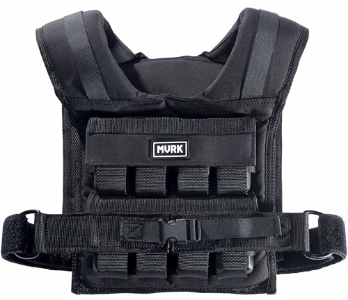 MVRK Verstellbare Gewichtsweste Herren 15.9 kg – gewichtete Workout-Weste mit Eisen-Gewichten, robuste gewichtete Übungsweste für funktionelles Training, gewichtete Laufweste, Gewichtsweste für Damen