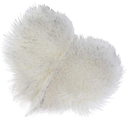 Tubayia Faux lambskin rug, bed rug, faux fur plush mat for living room, bedroom.