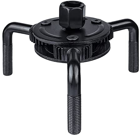Bestgle ölfilterschlüssel ölfilter-entfernungswerkzeug 3 backen oelfilterspinne verstellbare ölfilterzange universal ölfilterschlüssel herausnehmbare car ölfilter entferner klemmwerkzeug ø65-110mm