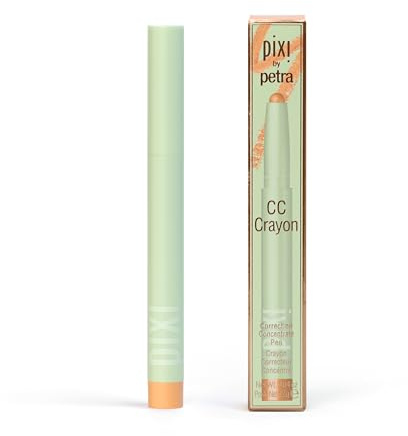 Pixi Beauty CC Crayon BYE Undereye, Concentrated Colour Correcting Pencil Concealer, Neutralize Under-Eye Darkness, For Tan to Deeper Skin Tones 1.2g / 0.04oz