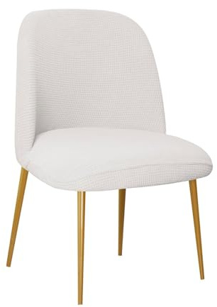 Genérico Fundas para sillas de Comedor con Respaldo Curvo, Fundas elásticas para sillas de Comedor de 1/2/4/6, Fundas para sillas de Comedor-Bean Green||Set of 1