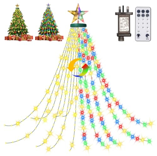 Valentine's Day Decoration Tree Lights Indoor, 2M x 16 Strands 410LED Twinkle Tree Lights with Remote/11 Modes/Timer, Waterproof String Light Plug In Fairy Lights for Outdoor Valentines Decorations