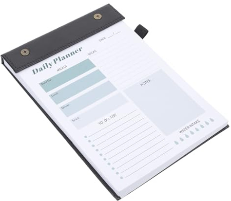 Genérico Cuaderno de Notas Diario A5 Líneas Perforadas Planificador de Tareas y Listas de Verificación para Educación y Trabajo Cuaderno Multifuncional Páginas Rayadas y Puntos