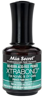 Mia Secret XTRABOND No-Burn Acid-free Primer 1/2 oz. for Acrylic and UV Gels
