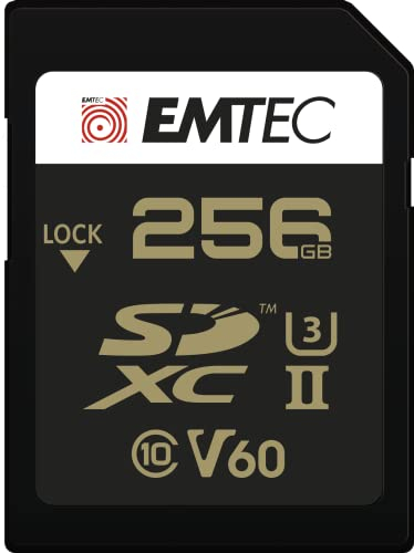 Emtec ECMSD256GUHS2V60 mémoire flash 256 Go SDXC UHS-II Classe 2
