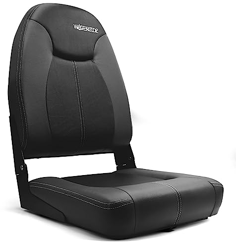 Asiento de barco de lujo Low Back - Adams - Serie oscura/Silla de control/Silla plegable para barco