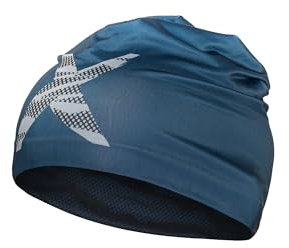 Sportmütze, Herren, Damen, UNISEX, Laufmütze, Skimütze, Fahrradmütze, Wintersport Mütze ideal unter Helm, DRY Technologie - schweißabsorbierend und schnelltrocknend (Grey_GreyX_Wendemütze)