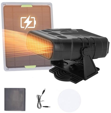 Chauffage de poulailler 20 W, chauffage solaire pour camping, chauffage de poulailler à énergie solaire, sécheur d'air automobile pour poulailler, maison pour animaux de compagnie en plein air