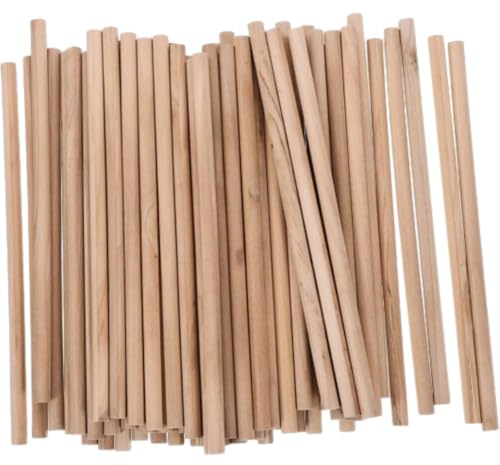 Morkite 100 stycken runda naturliga träpennor – HB blyertspennor utan suddgummi – perfekt för konstskisser och som festbelöning, perfekt för skola och kontor