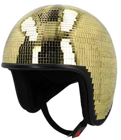 Boland - Casque disco pour costumes, carnaval et festivals, couvre-chef pour adultes, Or