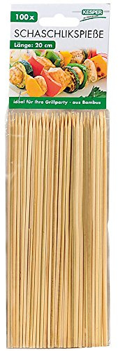 Kesper 69921 Schaschlikspieße, 20 cm 100 Stück