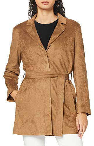 SPARKZ COPENHAGEN Alisa Jacket, Abrigo ligero Mujer, opacity, Oak Brown, L