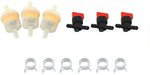 Cuque Accessoires pour tondeuse à gazon, vannes d'arrêt, filtre facile à verrouiller, vanne d'arrêt robuste et durable, plastique pour jardin, élevage d'animaux, aquaculture