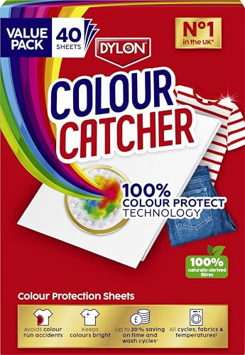 Colour Catcher Complete Action+ Laundry Sheets, Helps to Prevent Colour Run and Protects Brightness – 40 Sheets