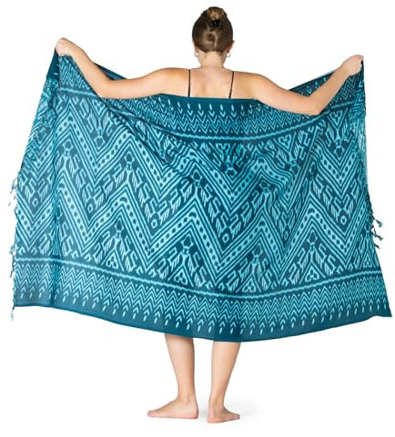 PANASIAM Sarong KIOWA, petrol, L